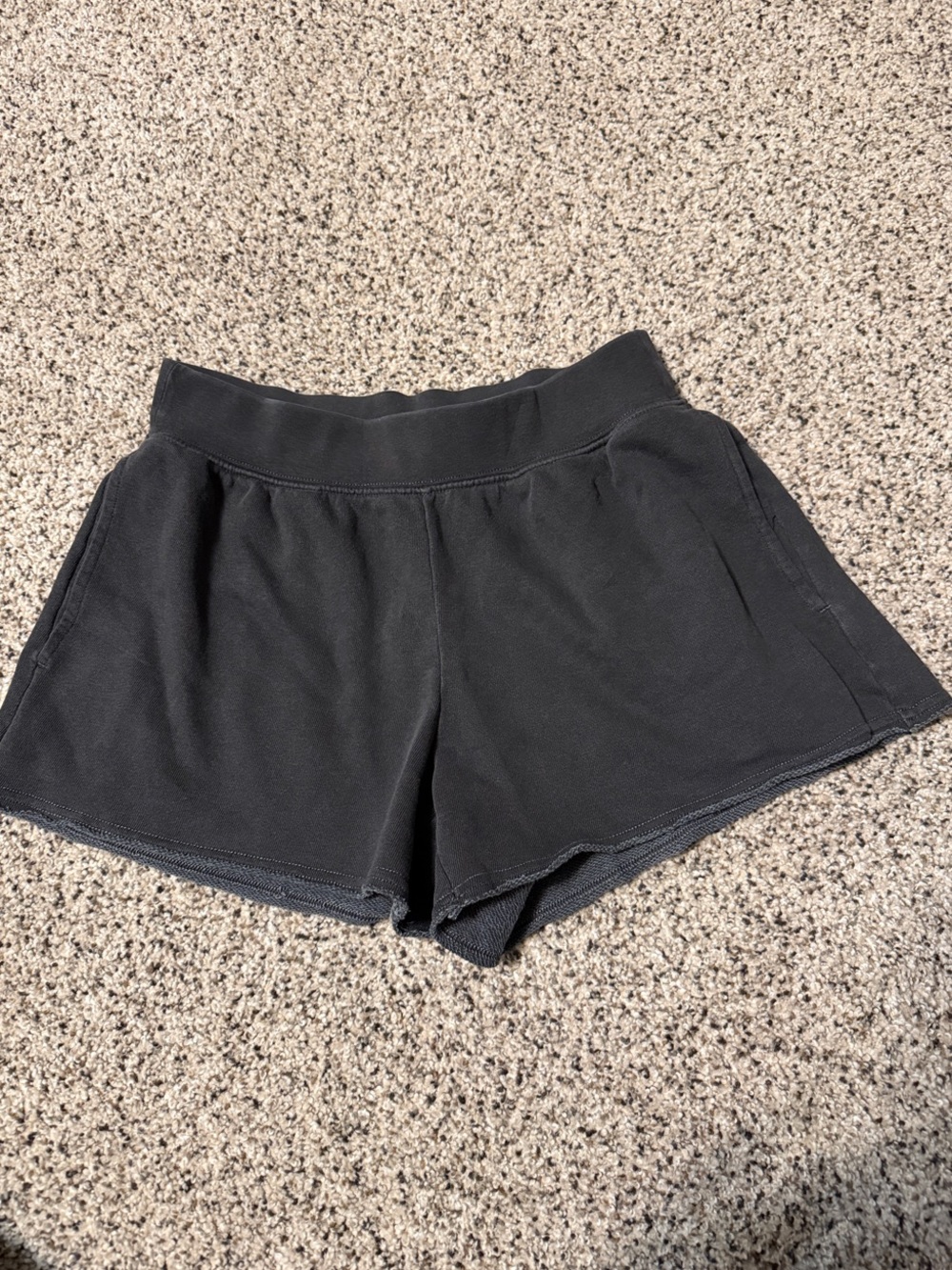 aerie NWT size xxs Black Pull-On Athletic Shorts with pockets!